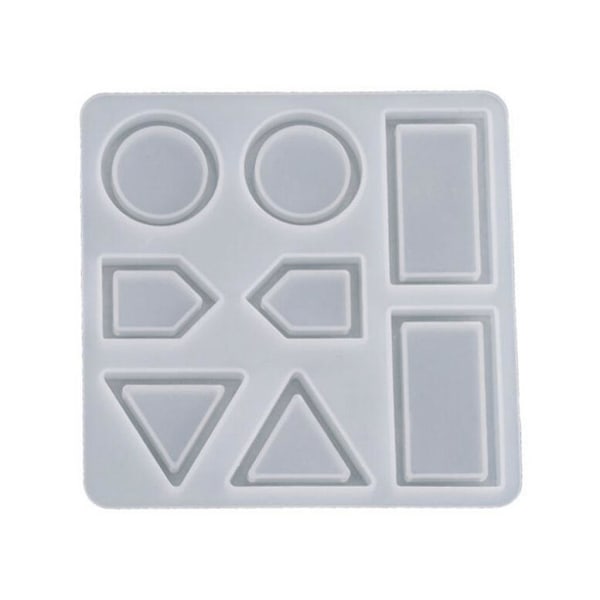 Krystall Epoxy Resin Form Øredobber Anheng Støping Silikonform