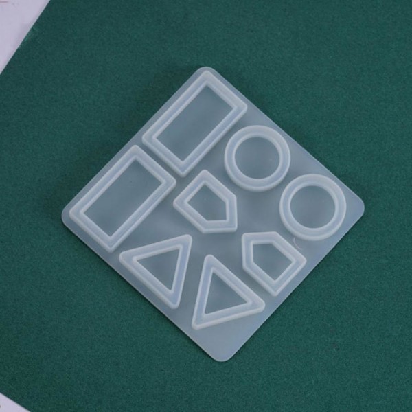 Krystall Epoxy Resin Form Øredobber Anheng Støping Silikonform