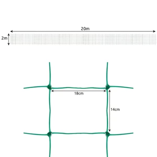 Kasvien tukiverkko - 2x20m