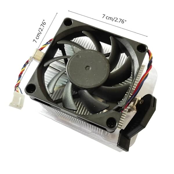 CPU Luftkøler CPU Radiator til AMD AM2 AM3 AM4 Køleventilator Støjsvag CPU Ventilator