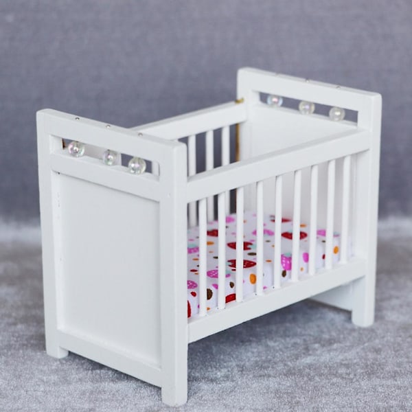 Miniatyr Dockhus Säng Simuleringsmöbler Säng Härliga Möbler
