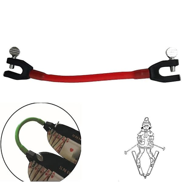 Alg 2-delt Snowboard Tip Connection Control Wedge Ski Training Aid Snowboard Connection - Gul