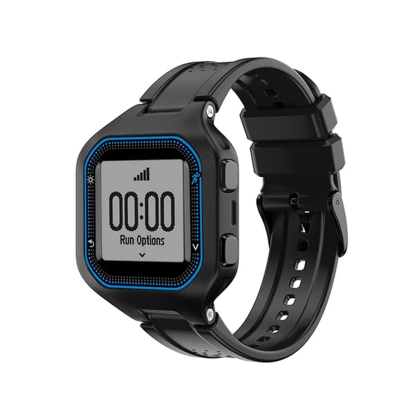 For Forerunner 25 Loop Anti-ripe Silikonrem Armbånd Svette