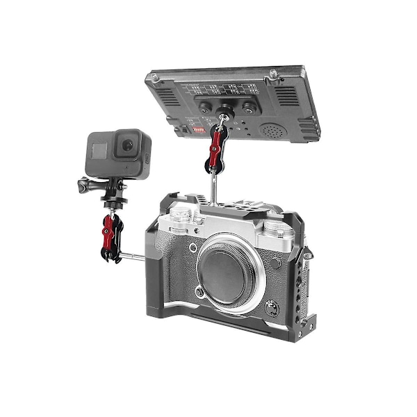 Nivelletty varsikiinnike kaksoispäällä 1/4 tuuman ruuvilla Dslr C:lle