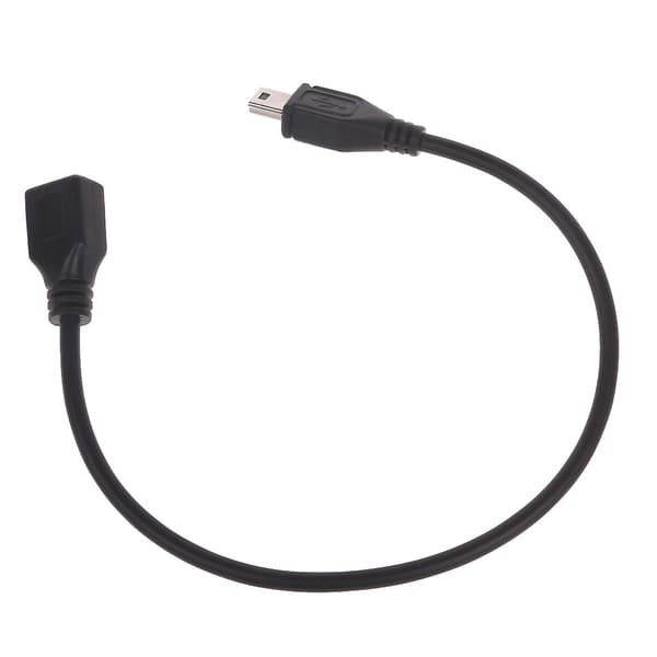 Mini USB Hann til Micro USB Hunn Ladekabel for Bilopptaker