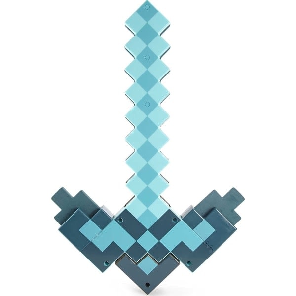 Minecraft leksaker, rollspelsaccessoarer i barnstorlek, present till barn - blå blue