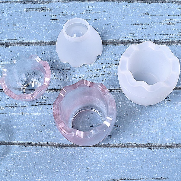 Egg Oppbevaringsboks Form DIY Epoxy UV Resin Oppbevaringsboks For Etui Ma