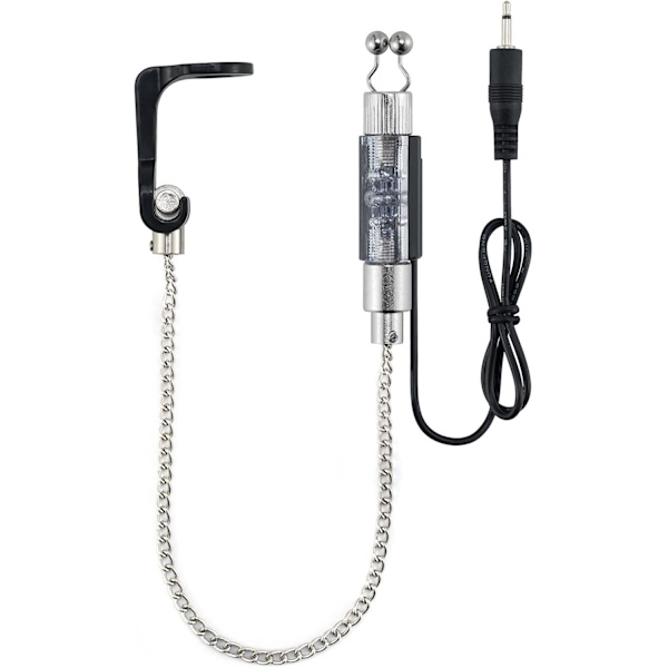Bite Indicator Set 3 Bobbins Carp Fiske Bärbara LED-upplysta Bite Alarm med 2,5 mm Jack-kontakt