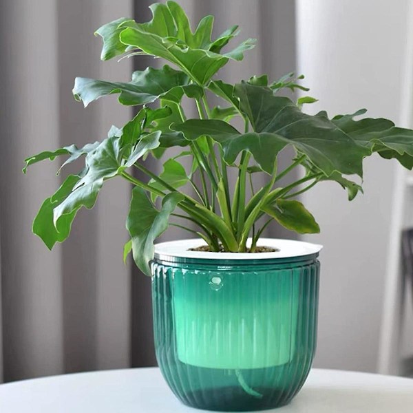 2-pack Självbevattnande Planteringskrukor för inomhus, Hängande, 6,5 tum