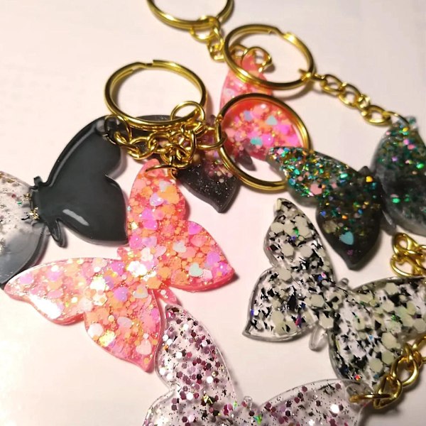 Epoxy Resin Støbeforme Til Sommerfugl Nøglering Form Til Sommerfugl Sha