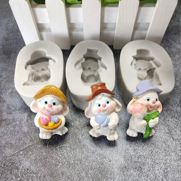 Moussekakeformer Bakeformer DIY Silikon Lysformer Vogn