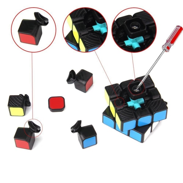 Rubiks kub-set - 3-pack för oändligt kul och hjärnutveckling