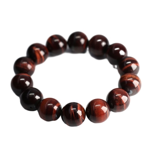 1/2/3/5 Natursteinperler - Lett å Bruke Tigerøye Armbånd Rød Tigerøye 14MM 2STK Red Tiger Eye14MM 2PCS