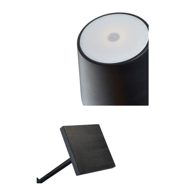 Johdoton LED-pöytävalaisin USB-latauksella