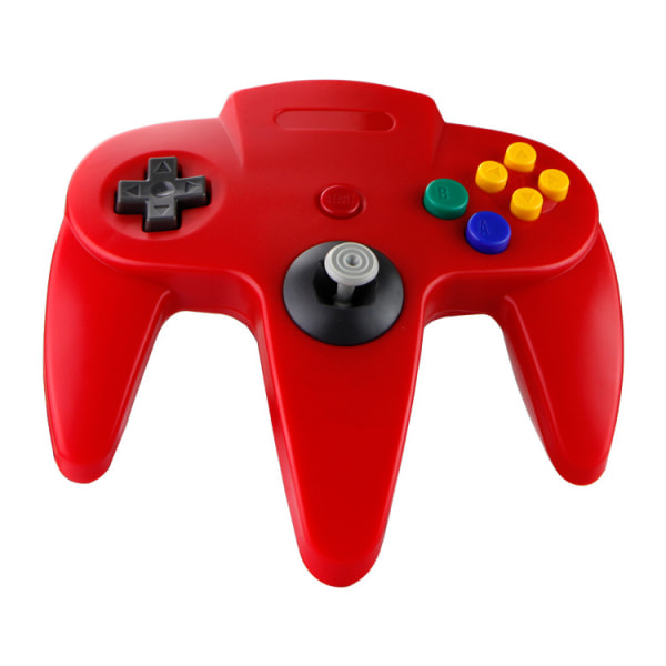 Retro USB-ohjain N64-peleille, N64 Classic USB-ohjain punainen Red