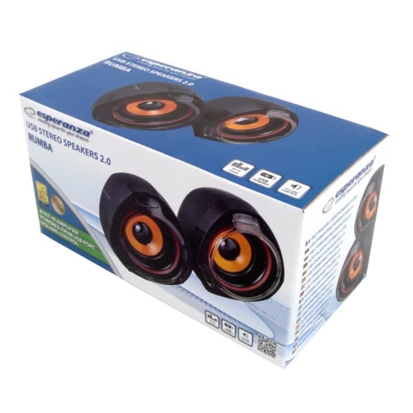 TG Esperanza - 2x Stereohøjttalere - USB Sort