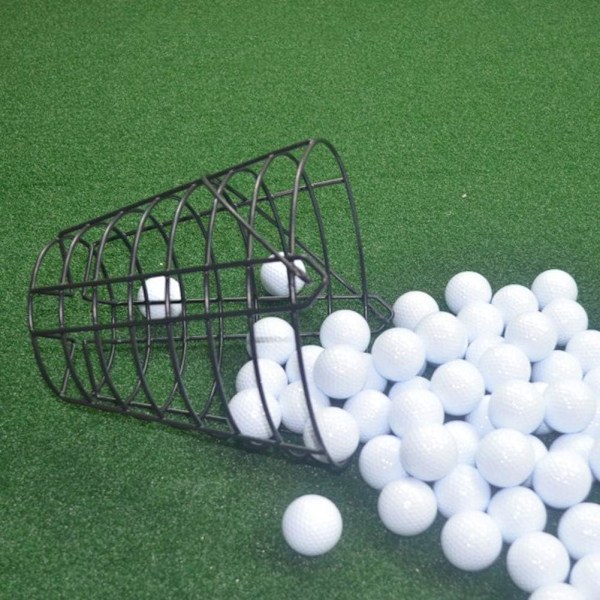 Golfbolde Spand Metal Golfbold Kurv Holdbar Golfkurv boldbeholder Opbevaring Golftilbehør