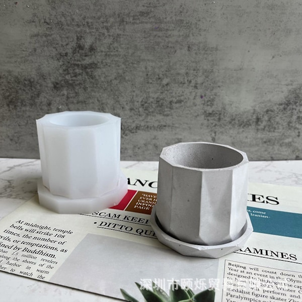 Blomkruka Silikon Resin Formar Kaktus Blomma Epoxi Resin Gjutning