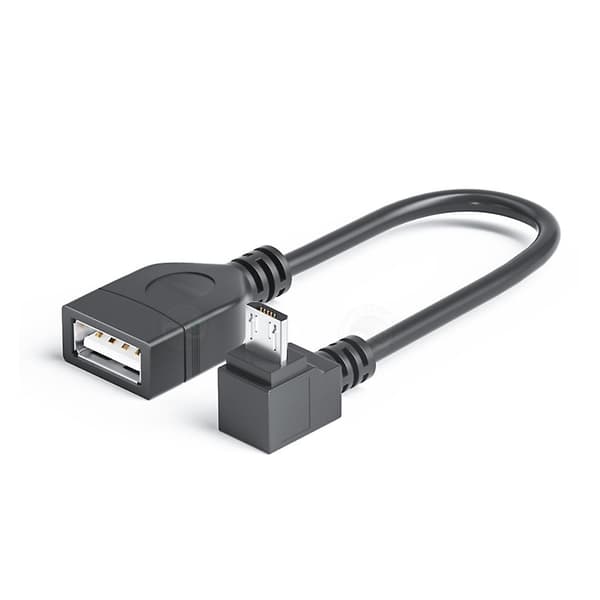 Kestävä Micro USB - Naaras USB OTG -kaapeli Datakaapeli Udi:lle