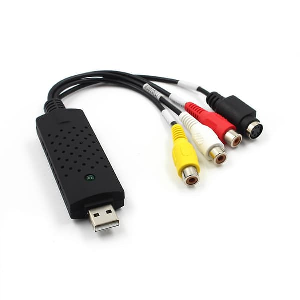 Usb 2.0 Videoadapter med Ljudinspelning Video Tv Dvd Vhs Dvr Ca