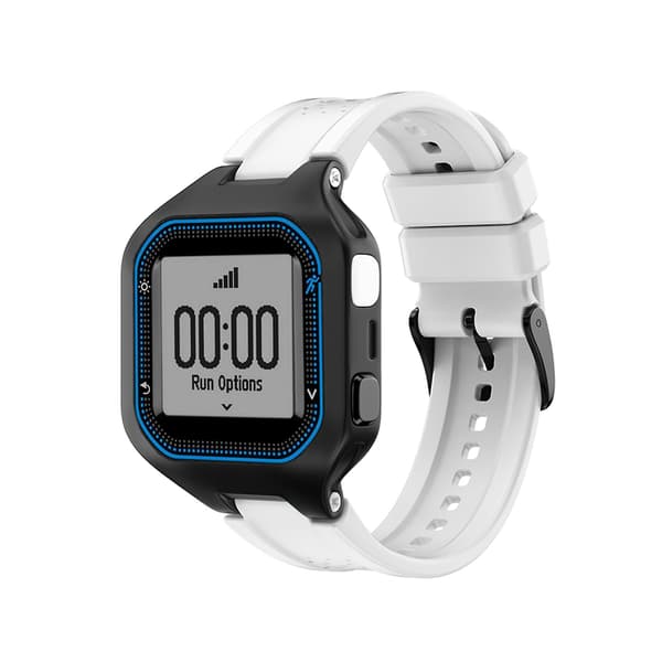 For Forerunner 25 Loop Anti-ripe Silikonrem Armbånd Svette