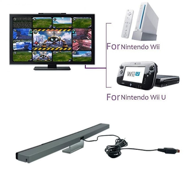 20 cm Sensor Bar til Wii Udskiftning Kablet Infrarød Stråle Sensor Bar til Nintendo Wii og Wii