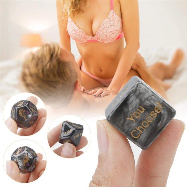 Roliga Tärningar för Par - 4-pack Tärningar för Vuxna, Perfekt för Möhippor och Presenter