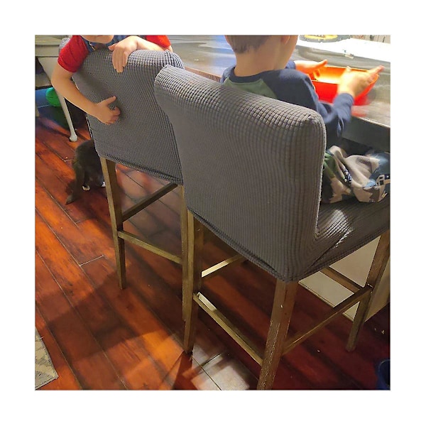 Gjenbrukbare Barstol Trekk Stoltrekk Stretch Avtakbar