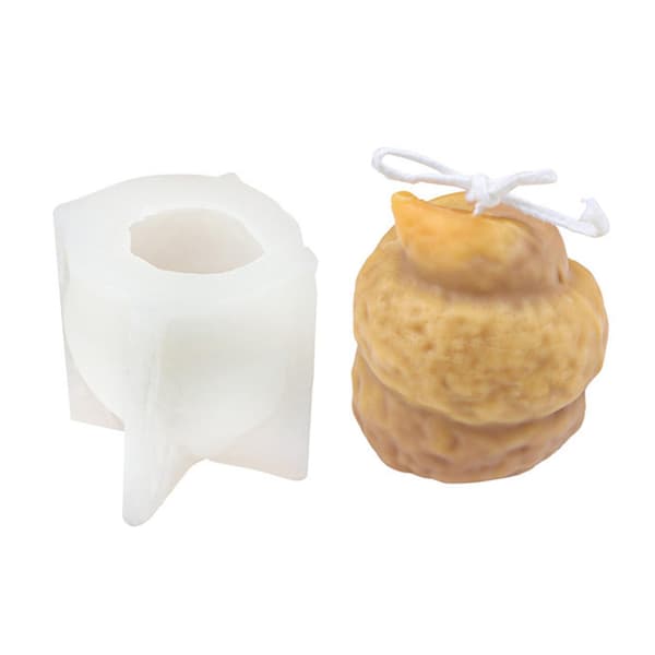 3D Bæsj Lys UV Krystall Epoksy Form DIY Aromaterapi Gips S