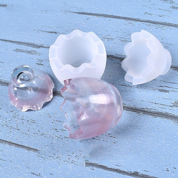 Egg Oppbevaringsboks Form DIY Epoxy UV Resin Oppbevaringsboks For Etui Ma