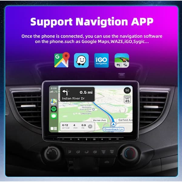 Mini langaton CarPlay & Android Auto -sovitin iPhonelle ja Androidille – Nauti vapaudesta ilman johtoja