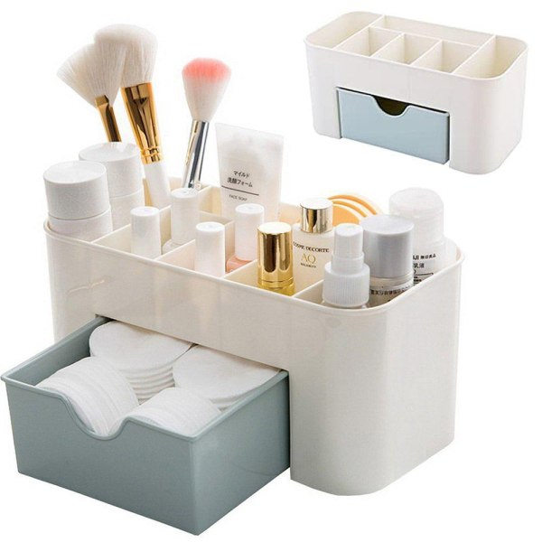 Make-up stand / Make-up opbevaring - Organiser din make-up - WELLNGS hvid