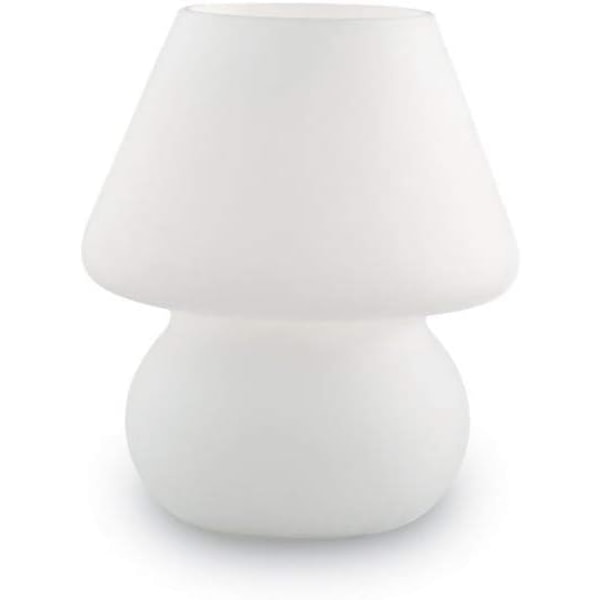 Kreativ glas bordlampe retro svampelampe homestay studie ins natlampe soveværelse sengelampe