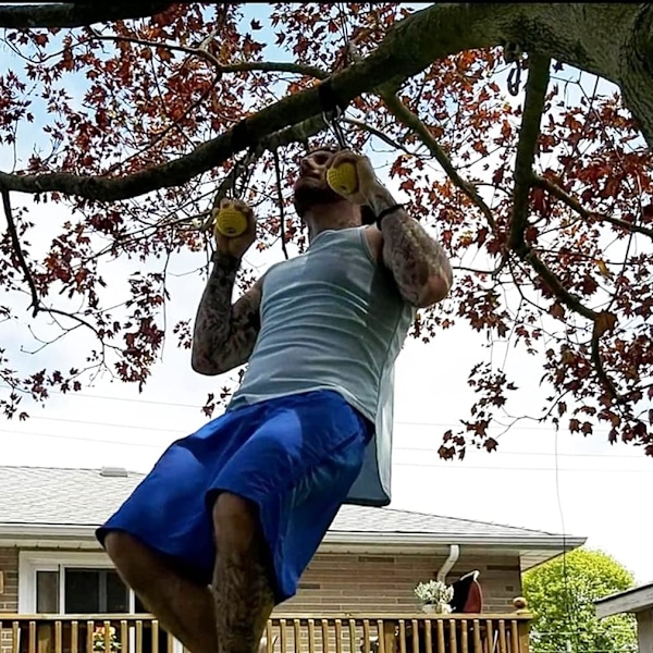 Klättra Pull Up Power Ball Hållgrepp - Hållbara och halkfria handgrepp Styrketränare för Bouldering