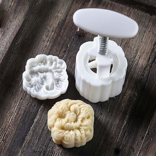 Månkakform DIY Handtryck Fondant Dekorationsverktyg Mån C