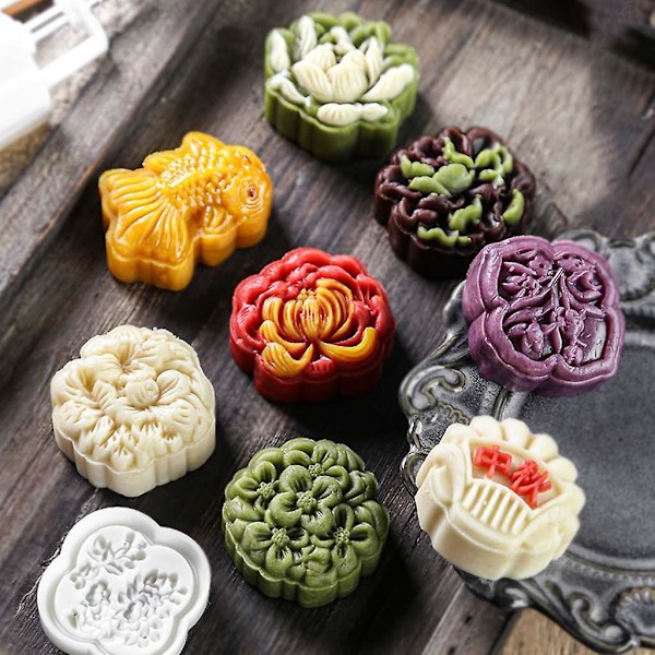 Månkakform DIY Handtryck Fondant Dekorationsverktyg Mån C
