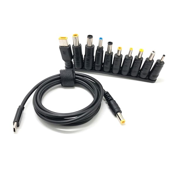 Usb - DC 5.5x2.5mm pistoke latauskaapeli Usb C - DC virta