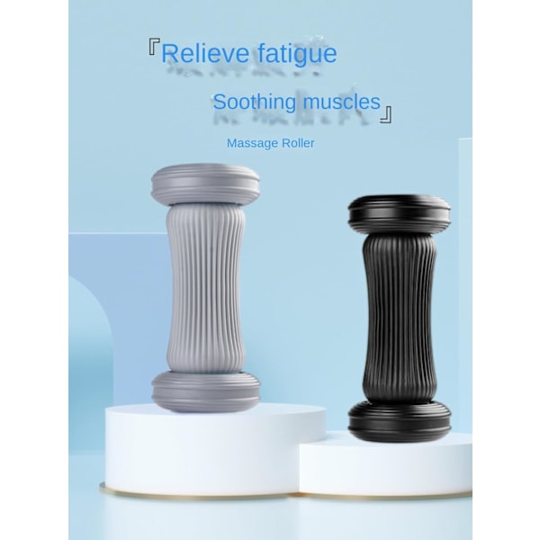 Magisk Rulle Massager til Hænder, Ben og Fødder - Forbedrer Platfod Rulle Træner Akupunkturpunkt Afslapning Fod Bue Meridian Klarere (Grå) Grey