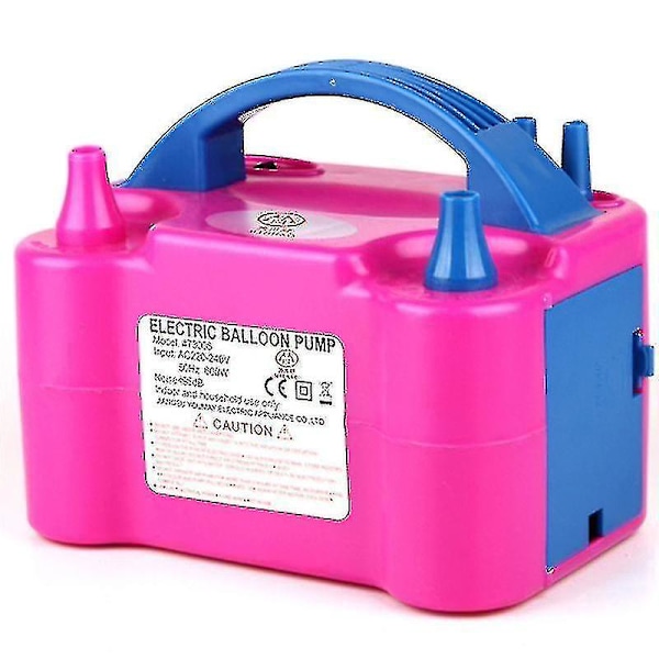 Ballonpumpe Elektrisk Pustemaskine, 2 Oppustningstilstande, 600w