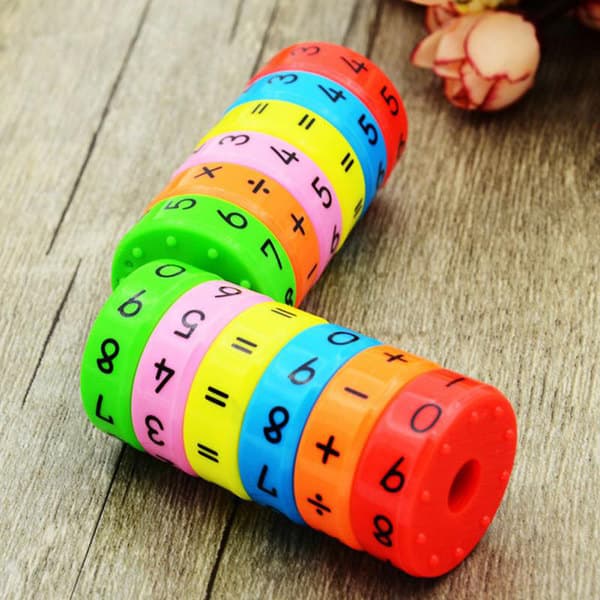 6 st/förpackning magnetisk matematik för barnundervisning