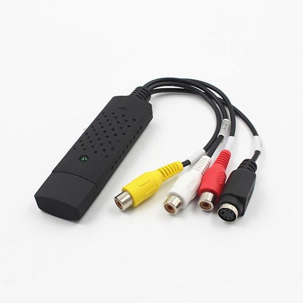 Usb 2.0 Video Adapter Med Lydoptagelse Video Tv Dvd Vhs Dvr Ca