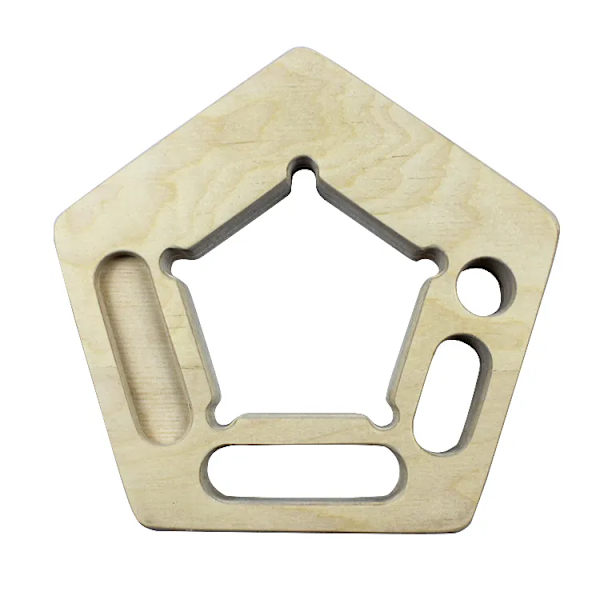 Hangboard Klippklättring Grepp Fingerstyrka för Pull-up Grepp Armträning Inomhus och Utomhus Dubbelsidig Halksäker Bärbar