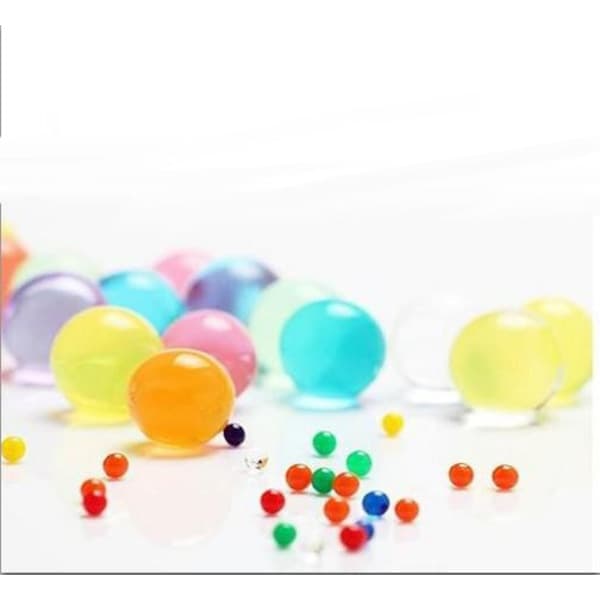 5000 stk. Vandkrystaller 5 farver 0,8-1 cm multicolor