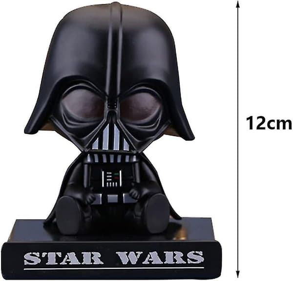 Bobblehead Bilpynt, Statue Kreative Biltilbehør Darth Vader Actionfigur Bobblehead Do