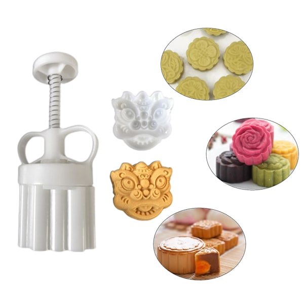 75g Lejonformade Månkakformar i Plast Månkaksformar DIY Bakning