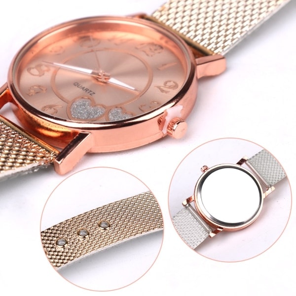 Damearmbåndsur Klokke ROSE GULL Rose Gull Gold
