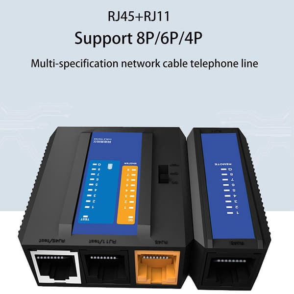 Rj45 Multifunktionella Kabeltestare Snabb Testning Utan Väntetid Cab