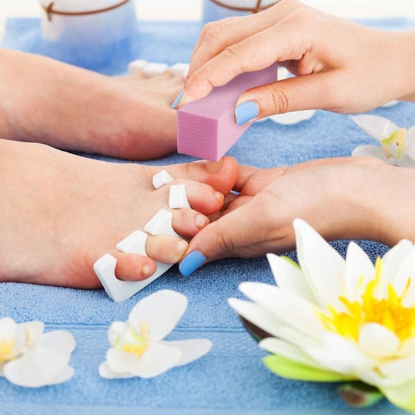 10 st nagelbufferblock, professionella nagelslipblock för naturliga akrylnaglar, nagelbufferblockar manikyrpedikyrverktyg