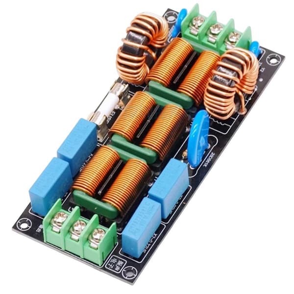 Fire-nivås Audio AC Strømforsyning Emi Emi Filter Differensial Mod