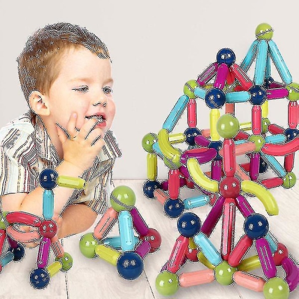 Kids magnetiska konstruktör Block Designer Magnet Byggstenar Pedagogiska leksaker 25pcs